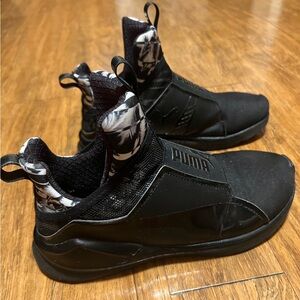 Puma Black and White Sneakers